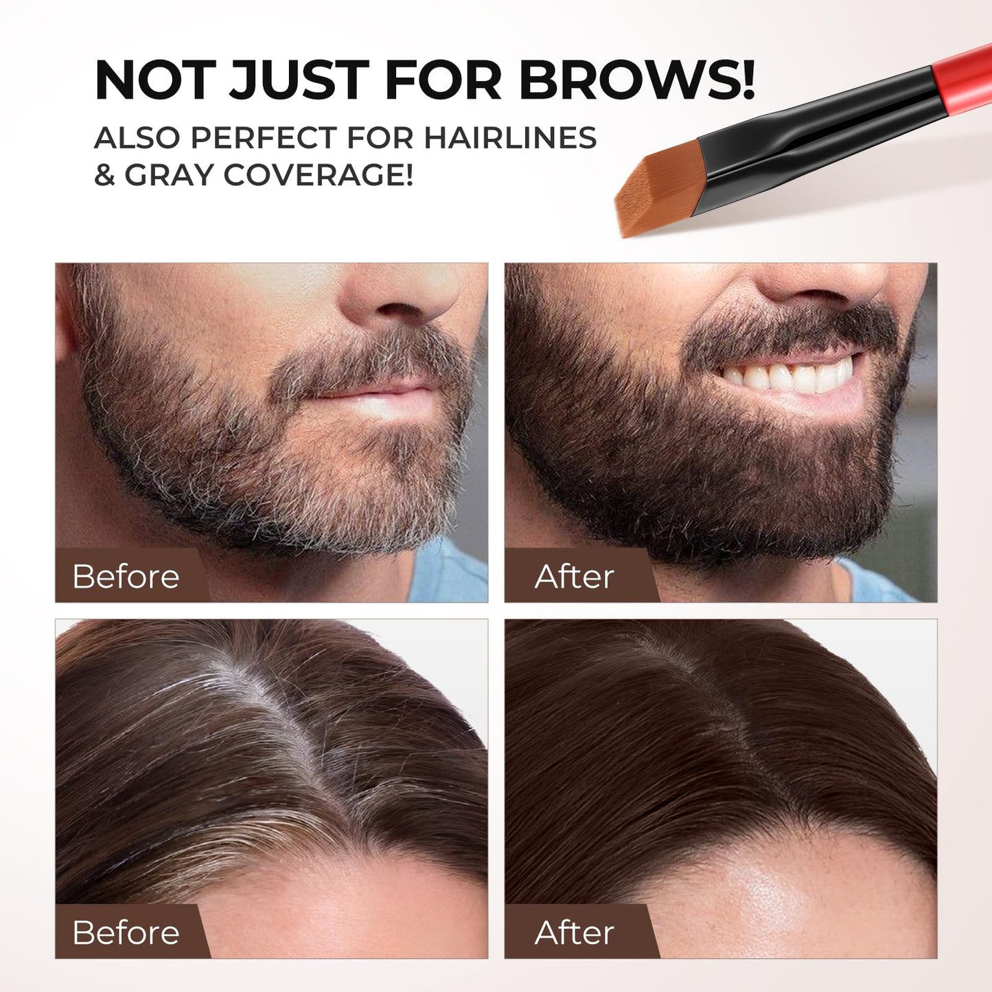 Long-Lasting Eyebrow Tint Kit | Light Brown，Dark Brown