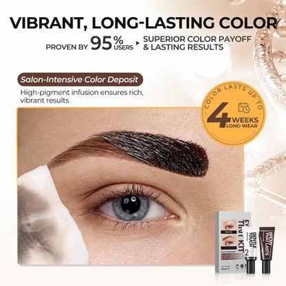 Long-Lasting Eyebrow Tint Kit | Light Brown，Dark Brown